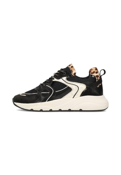 Poelman Zwart platino sneaker LPCIBEL-29POE4 Zwart