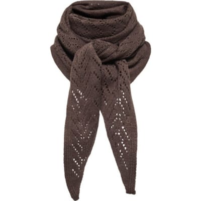 Only onlmarie pointelle triangle scarf c 15376243 bracken