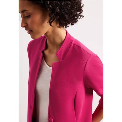 Jersey blazer met structuur