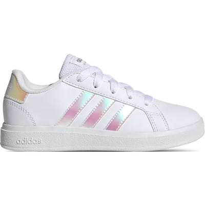 Adidas Grand Court Lifestyle Peuterschoenen - Wit - Maat 27 - Mesh/Synthetisch