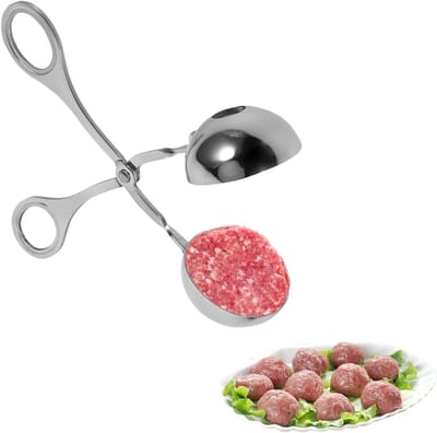 RVS Meatball Scoop en Cake Pop Maker, Perfecte Keukenhulp voor Gehaktballen, Melon Baller en Koekjesporties