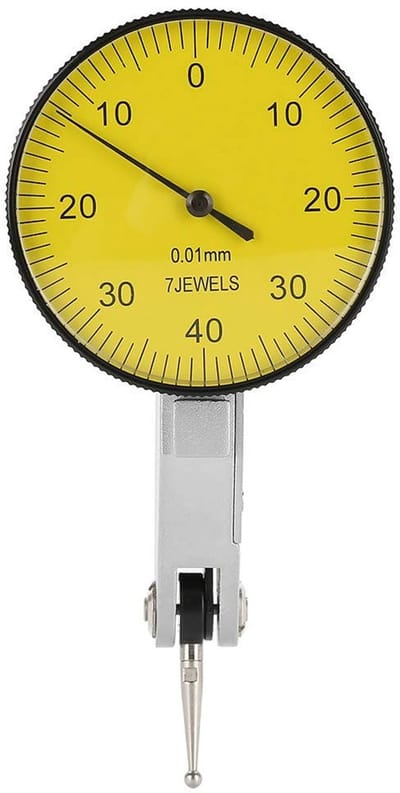 Allecto - Precisietool - Dial Indicator Set - 0.001 mm - Dovetail Clamp - Precisiewerk - Inclusief koffer - Geschikt voor professioneel gebruik -