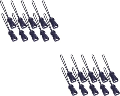Camera Riemclip - Snelontgrendelingsset - Camera Beveiligen - Mini Converter - 20 Stuks - Zwart