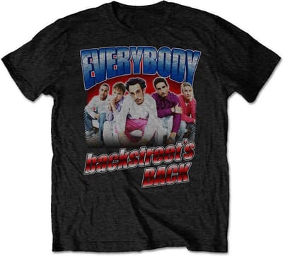 Backstreet Boys - Everybody Heren T-shirt - L - Zwart