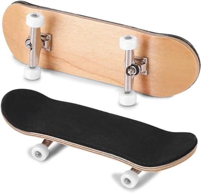 Finger skateboards van esdoornhout en legering voor kinderen - Wit