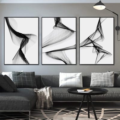 Dailygoods- Wandschilderijen Set van 3 - Abstract/Wandafbeeldingen - Modern/Nordic - Decoratie/Muurkunst - Waterdicht/Materiaal - 50 x 70 cm