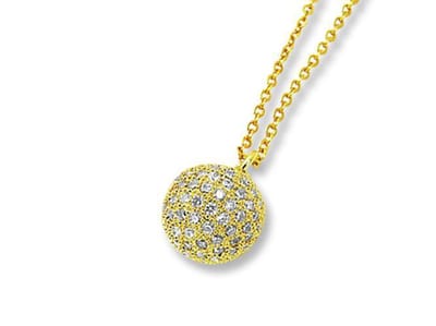 Amanto Ketting Geke Goldy - 316L Staal - Bol - ∅12mm - 45cm