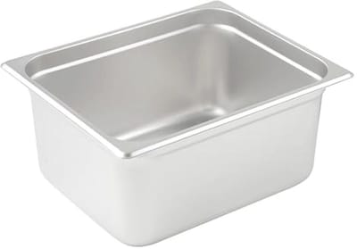 Anti-blokkerende stoompan 6 inch - Medium roestvrij staal