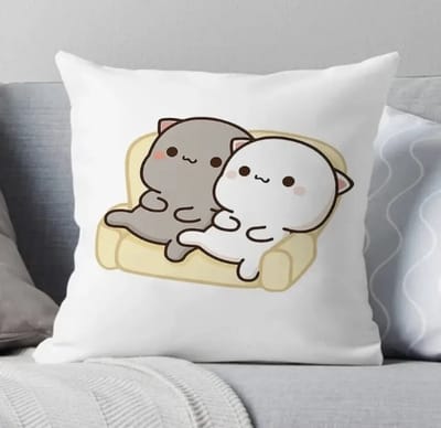 Velvet Cuddle Cats Collection kussenhoes - 45x45 cm