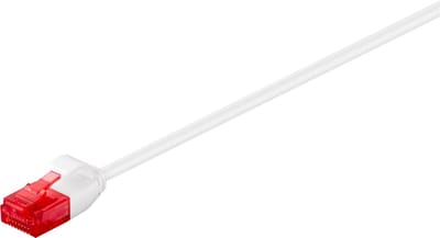 U/UTP CAT6 Gigabit slimline netwerkkabel / wit - 0,15 meter