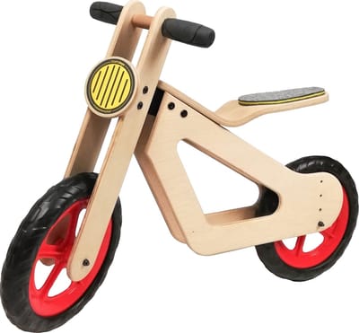 Mamatoyz Balance Bike Rood Houten Loopfiets