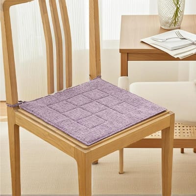 Vierkante Kussens - Zitkussens - Comfortabel Zitten - Ademend Bamboe Linnen - 50 x 50 cm - Naturel
