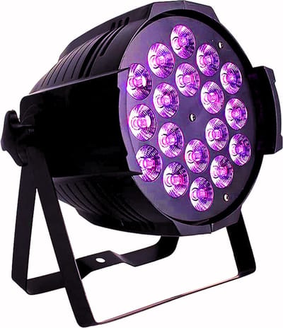Thuys – Professionele 18x 15W RGBW LED Par Licht – Voor Podiumverlichting – Ideaal Voor Feesten – Disco's