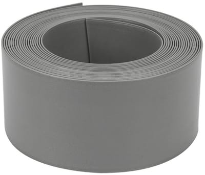 Borderrand op rol - Gazonrand perkrand - Tuinafboording flexibel - 2mm dik - grijs 1000*14*0.2cm