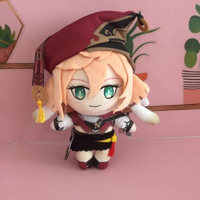 Genshin Impact Yan Fei Pluche Pop Speelgoed Spel Cartoon Schattig Zacht Gevuld Kussen Kinderen Verjaardagscadeau 20cm 20cm beige