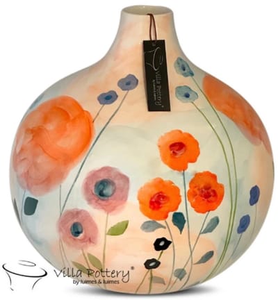 Vaas - Villa Pottery - Decoratie - Woondecoratie - Keramiek - Lillibet 2_3 MIX Flowers
