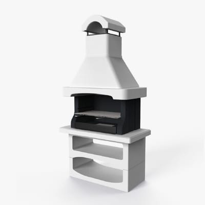 Sarom Fuoco - Betonnen barbecue - Salamanca - 125 x 64 x 241,3 cm