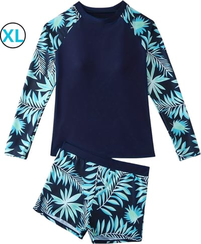 Bovista Rash Guard - Surf Shirt - Zwemkleding - UV Beschermende Kleding - Voor Zwemmen - Surfen - Duiken - Marineblauw - Maat XL