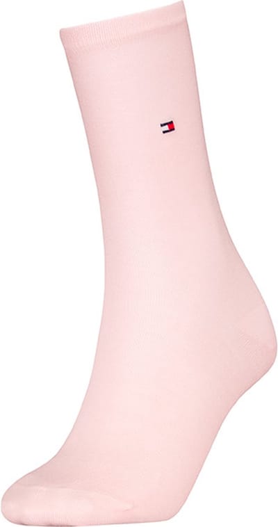 Tommy Hilfiger dames sokken premium soft silk sukat roze