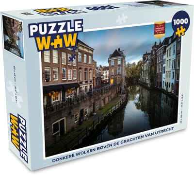 Puzzel Wolken - Water - Utrecht - Legpuzzel - Puzzel 1000 stukjes volwassenen