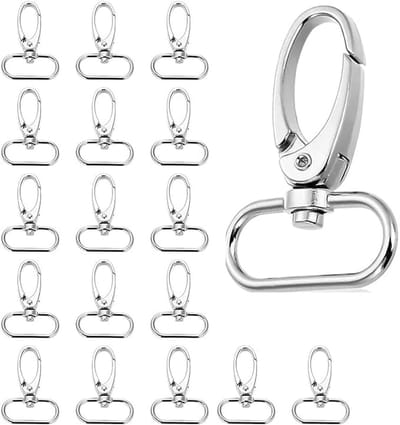 Stunq® Set van 30 Metalen Draaihaak Klips - Multifunctionele Accessoireshouder