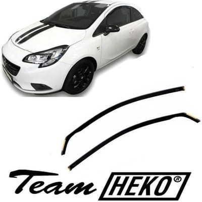 J&J AUTOMOTIVE | Heko Deflecteurs d'air Déflecteurs de Vent Pour Opel Corsa D / E 3P 2006-2019