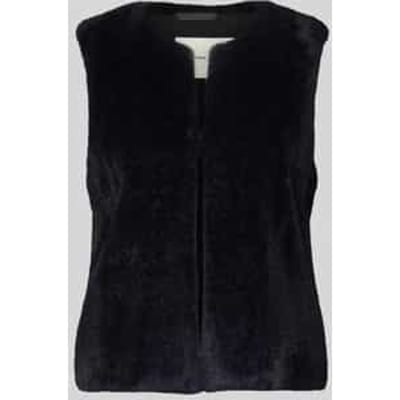 Regular Fit bodywarmer in imitatiebont-look