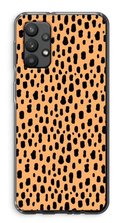 Case Company® - Hoesje geschikt voor Samsung Galaxy A32 4G hoesje - Panter - Soft Cover Telefoonhoesje - Bescherming aan alle Kanten en Schermrand