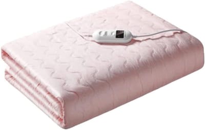 Elektrische deken - Verwarmde deken - Comfortabel warm - Constante temperatuur - 180x150cm - Roze