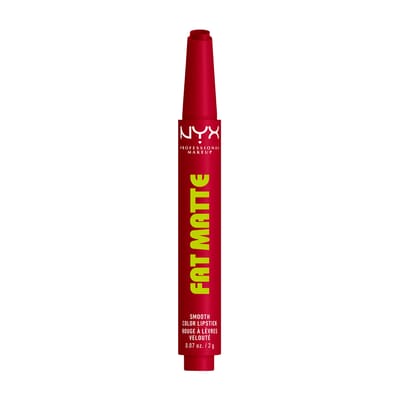 NYX Professional Make Up Fat Matte Lipstick - Comfortabele matte finish - Niet-uitdrogend gevoel - Scarlet Snuggles - 3.5g