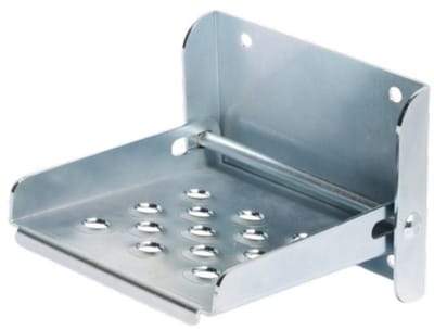 Metalen opstap – opklapbaar – 160x130 mm – Verzinkt staal – Antislip