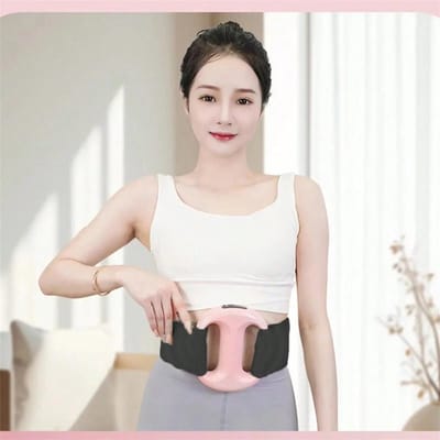 Fascia Ring Massager Professionele Kwaliteit Vibratie Vetverbrandingsmachine Yoga Ring Fascia Gun Fitnessapparatuur Spier Massager roze