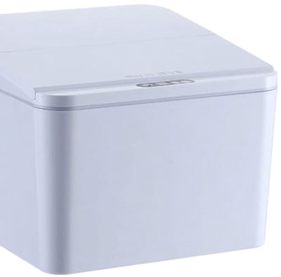Slimme Sensor Prullenbak - Inductie Opbergbak - Afval Verwerken - Handsfree Bedienen - 4 Liter - Grijs