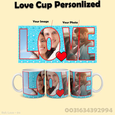Personalized photo mug, I love you mug, Heart mug for lovers, Unique mug with photo Romantic gift mug ideal for Valentine's Day I love you heart mug photo mug love mug mug with your own photo romantic mug gift mug, unique mug