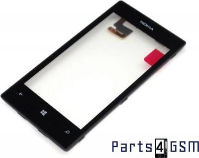 Touchscreen + Frame Nokia Lumia 520/525 – Zwart – 00809L1