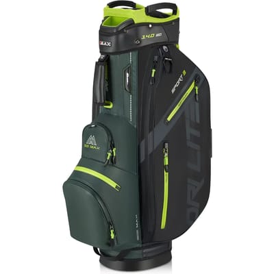 Big Max Dri Lite Sport 3 - Waterwerende Golftas - Cartbag - Groen Zwart