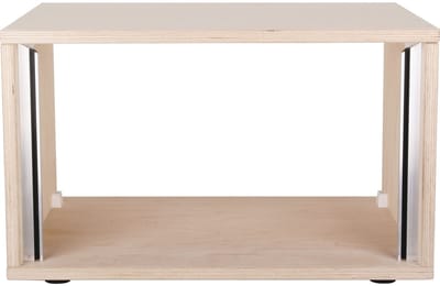 MUSIC STORE Studiorack 6HE berk MP bouwpakket, unlackiert, recht - Studio racks