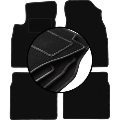Complete set veloursmatten voor: Kia Opirus sedan (2002-2011)