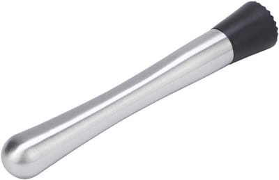 TOPINCN Roestvrijstalen Ijsbreker Cocktail Muddler Lichtgewicht Draagbaar voor Het Verpletteren van Ijs voor Bar, Restaurant, Pub, Thuisgebruik