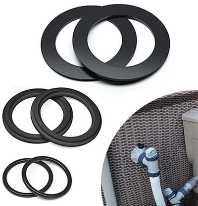 Dailygoods- Afdichtring Set - 6-delige O-Ringen - Rubber Afdichtingen - Reserveonderdeel Intex - Duurzaam en Betrouwbaar - Geschikt voor Zwembaden - O-ring