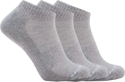 Skechers 3-pack Unisex Terry Qtr Crew, Unisex grijze Sokken 35-38 grijs