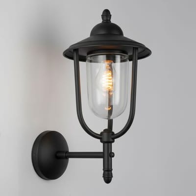 KS Verlichting - Picardy wandlamp - zwart - messing - stallamp - landelijk - E27