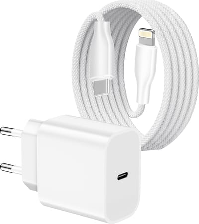 Oplader geschikt voor iPhone, iPad met Lightning naar USB C Kabel 2 Meter - Snel Oplader