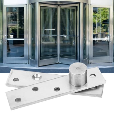 2 STUKS Roestvrij Staal 360 Graden Draaischarnier Boven Onder Draaipunt Scharnier Hardware Onderdelen Excentrische As