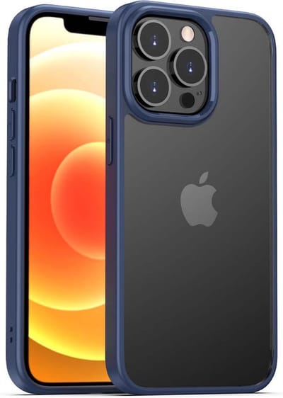 Smartphonica TPU Sterk Hoesje Met Doorzichtige Achterkant voor iPhone 11 Pro - Blauw geschikt voor iPhone 11 Pro