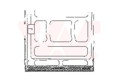 Van Wezel - PLAATWERKPANELEN AUTODEUR VOOR VW TRANSPORTER T3 1979-1992 DUR570965VWAN
