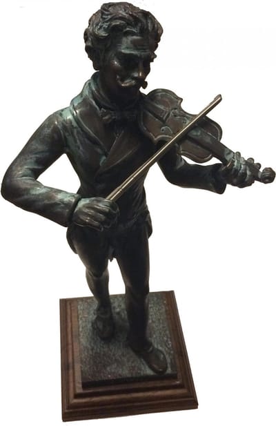 Johann Strauss Standbeeld – Luxueus Beeld met Bronsafwerking 27 cm