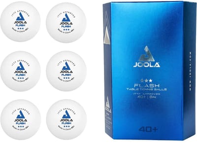 Joola Flash*** 40+ Tafeltennisballen - 6 Stuks Wit