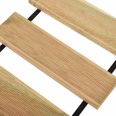 vidaXL - Decking - Roll - Naturel - 35 - x - 300 - cm - Geïmpregneerd - grenenhout