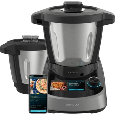 Keukenrobot - CECOTEC - Mambo Touch met Habana kom - 1600 W - 3,3 L - 37 functies - Grijs